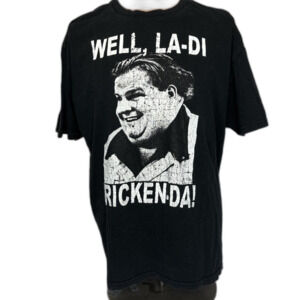 Vintage Chris Farley SNL Black T-shirt Men's XL 100% Cotton